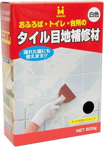 日本ミラコン産業 タイル目地材(600g・白)