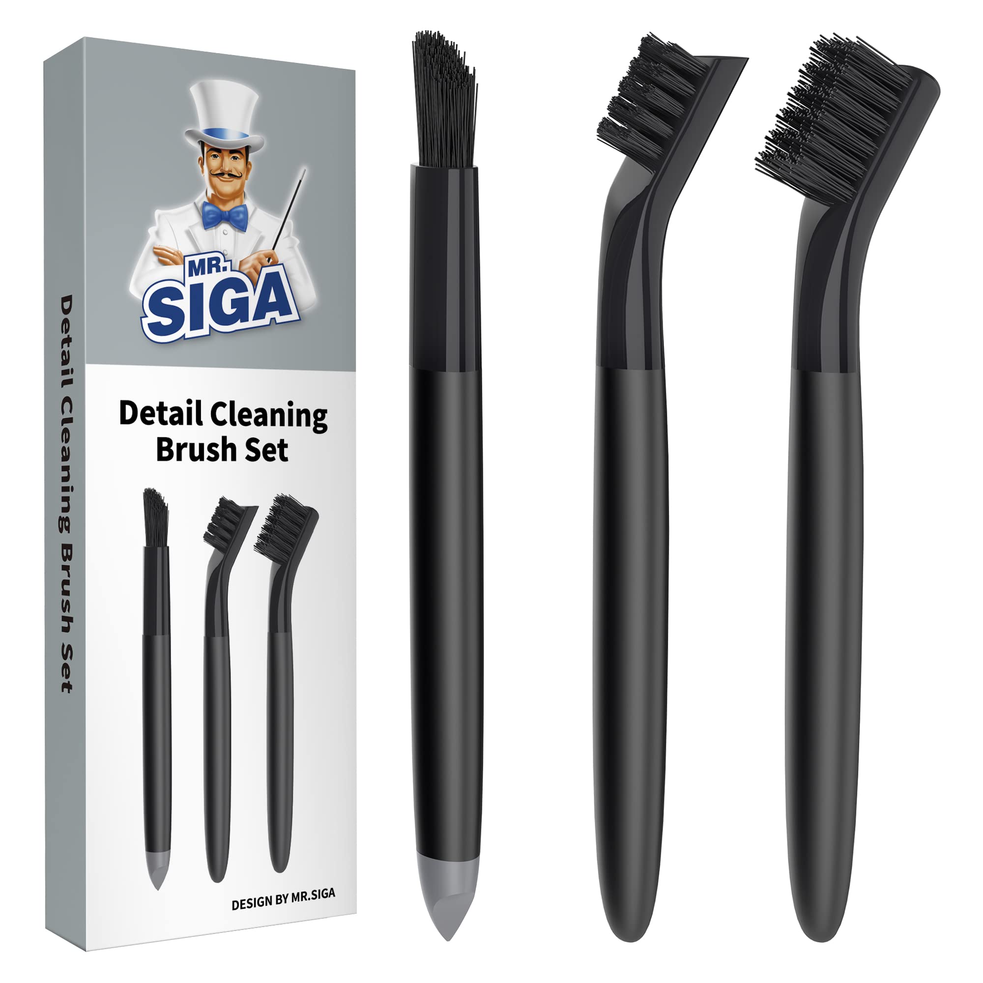 MR.SIGA 隙間クリーナーブラシセット（3本入り）
